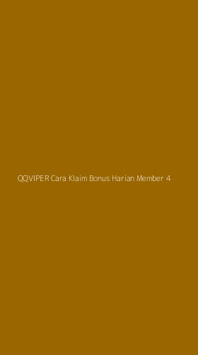 Tampilan Antarmuka Aplikasi Qqviper Cara Klaim Bonus Harian Member - 4