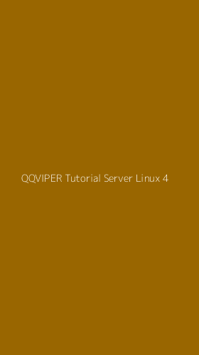 Tampilan Antarmuka Aplikasi Qqviper Tutorial Server Linux - 4