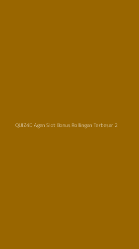 Tampilan Antarmuka Aplikasi Quiz4d Agen Slot Bonus Rollingan Terbesar - 2