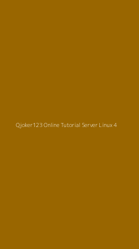 Tampilan Antarmuka Aplikasi Qjoker123 Online Tutorial Server Linux - 4