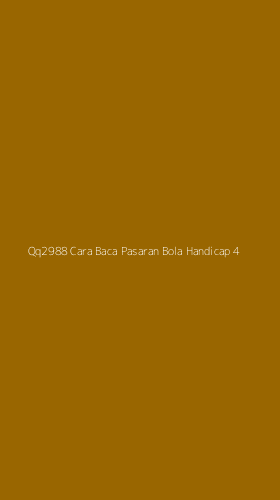 Tampilan Antarmuka Aplikasi Qq2988 Cara Baca Pasaran Bola Handicap - 4