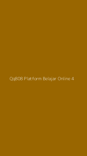 Tampilan Antarmuka Aplikasi Qq808 Platform Belajar Online - 4