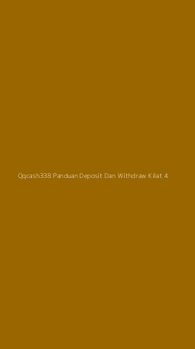 Tampilan Antarmuka Aplikasi Qqcash338 Panduan Deposit Dan Withdraw Kilat - 4