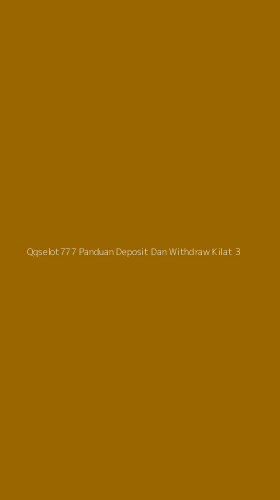 Tampilan Antarmuka Aplikasi Qqselot777 Panduan Deposit Dan Withdraw Kilat - 3