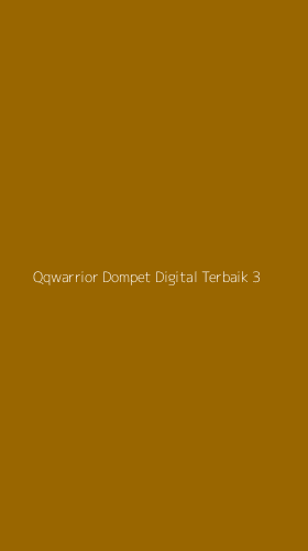 Tampilan Antarmuka Aplikasi Qqwarrior Dompet Digital Terbaik - 3