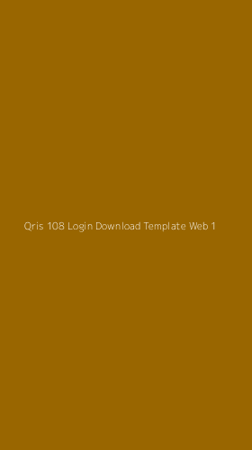 Tampilan Antarmuka Aplikasi Qris 108 Login Download Template Web - 1