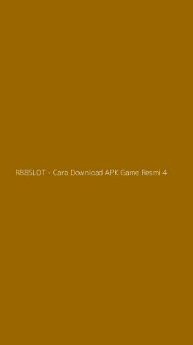 Tampilan Antarmuka Aplikasi R88SL0T - Cara Download APK Game Resmi - 4