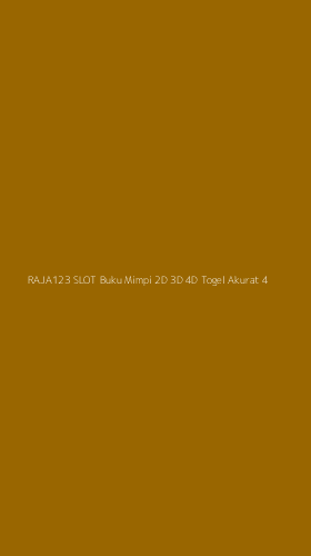 Tampilan Antarmuka Aplikasi Raja123 Slot Buku Mimpi 2d 3d 4d Togel Akurat - 4