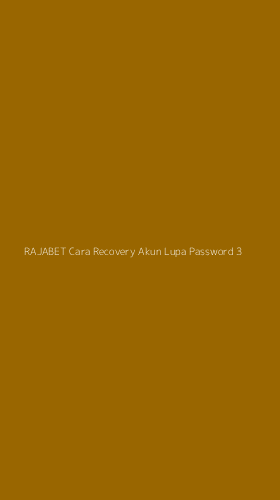 Tampilan Antarmuka Aplikasi Rajabet Cara Recovery Akun Lupa Password - 3
