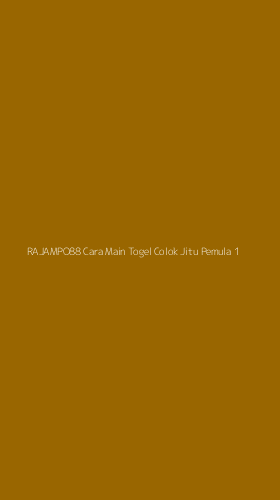 Tampilan Antarmuka Aplikasi Rajampo88 Cara Main Togel Colok Jitu Pemula - 1