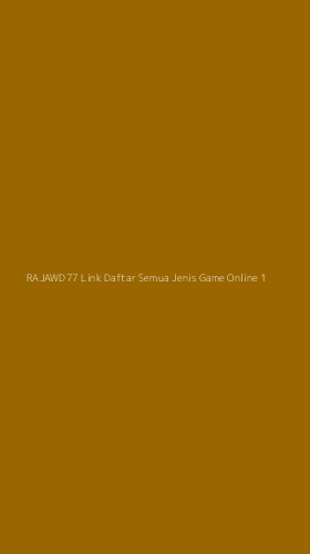 Tampilan Antarmuka Aplikasi Rajawd77 Link Daftar Semua Jenis Game Online - 1