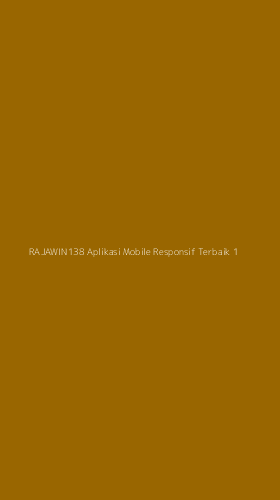Tampilan Antarmuka Aplikasi Rajawin138 Aplikasi Mobile Responsif Terbaik - 1
