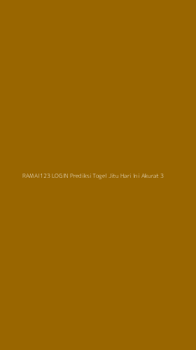 Tampilan Antarmuka Aplikasi Ramai123 Login Prediksi Togel Jitu Hari Ini Akurat - 3