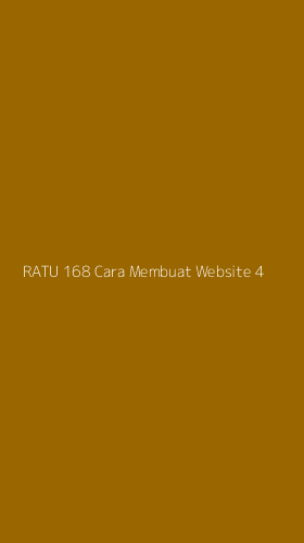 Tampilan Antarmuka Aplikasi Ratu 168 Cara Membuat Website - 4