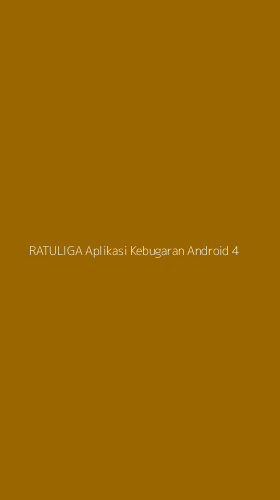 Tampilan Antarmuka Aplikasi Ratuliga Aplikasi Kebugaran Android - 4