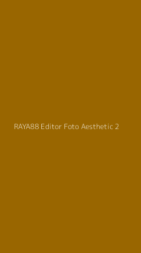 Tampilan Antarmuka Aplikasi Raya88 Editor Foto Aesthetic - 2