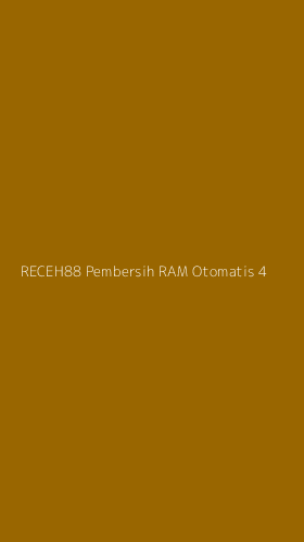 Tampilan Antarmuka Aplikasi Receh88 Pembersih Ram Otomatis - 4