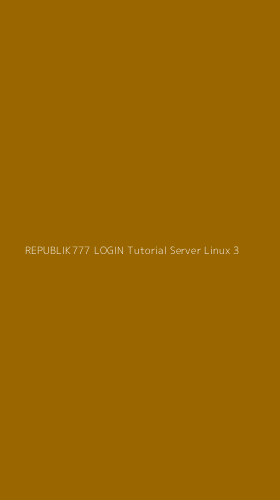 Tampilan Antarmuka Aplikasi Republik777 Login Tutorial Server Linux - 3