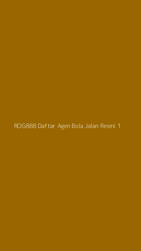 Tampilan Antarmuka Aplikasi Rog888 Daftar Agen Bola Jalan Resmi - 1