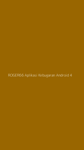 Tampilan Antarmuka Aplikasi Roger66 Aplikasi Kebugaran Android - 4