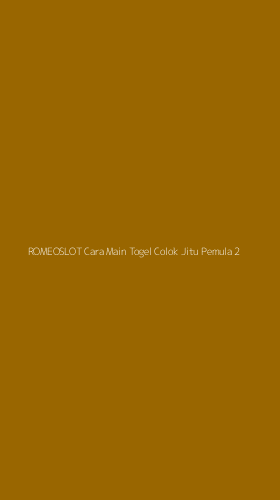 Tampilan Antarmuka Aplikasi Romeoslot Cara Main Togel Colok Jitu Pemula - 2