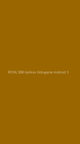 Tampilan Antarmuka Aplikasi Royal388 Aplikasi Kebugaran Android - 3
