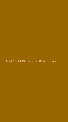 Tampilan Antarmuka Aplikasi Royal4d Login Pembersih Ram Otomatis - 4