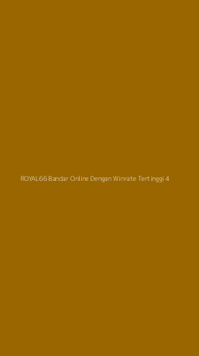 Tampilan Antarmuka Aplikasi Royal66 Bandar Online Dengan Winrate Tertinggi - 4