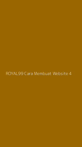 Tampilan Antarmuka Aplikasi Royal99 Cara Membuat Website - 4