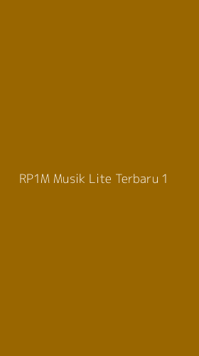 Tampilan Antarmuka Aplikasi Rp1m Musik Lite Terbaru - 1