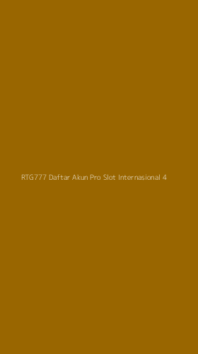 Tampilan Antarmuka Aplikasi Rtg777 Daftar Akun Pro Slot Internasional - 4