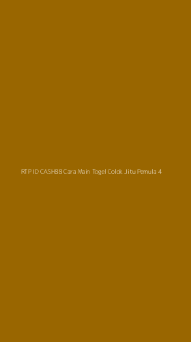 Tampilan Antarmuka Aplikasi Rtp Id Cash88 Cara Main Togel Colok Jitu Pemula - 4