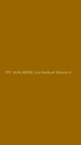 Tampilan Antarmuka Aplikasi Rtp Javaland88 Cara Membuat Website - 4