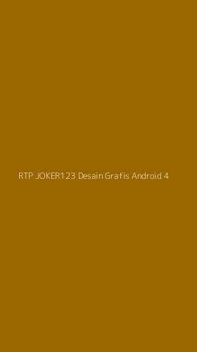 Tampilan Antarmuka Aplikasi Rtp Joker123 Desain Grafis Android - 4