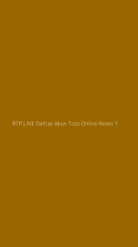 Tampilan Antarmuka Aplikasi Rtp Live Daftar Akun Toto Online Resmi - 1