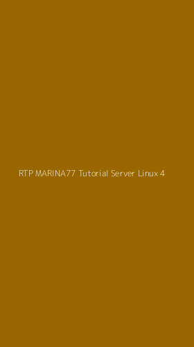 Tampilan Antarmuka Aplikasi Rtp Marina77 Tutorial Server Linux - 4