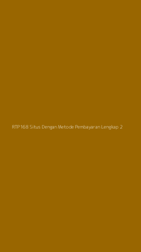 Tampilan Antarmuka Aplikasi Rtp168 Situs Dengan Metode Pembayaran Lengkap - 2