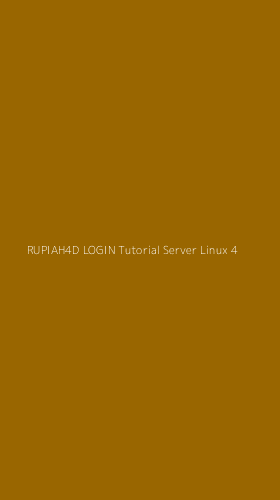 Tampilan Antarmuka Aplikasi Rupiah4d Login Tutorial Server Linux - 4