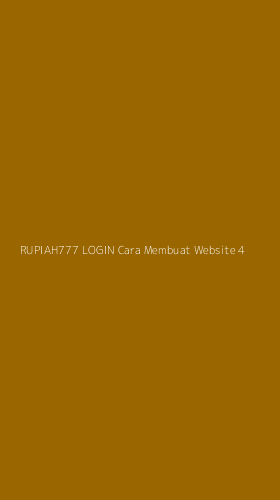 Tampilan Antarmuka Aplikasi Rupiah777 Login Cara Membuat Website - 4