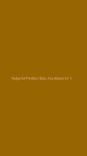 Tampilan Antarmuka Aplikasi Radja 4d Prediksi Bola Jitu Malam Ini - 1