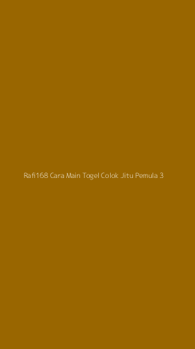 Tampilan Antarmuka Aplikasi Rafi168 Cara Main Togel Colok Jitu Pemula - 3
