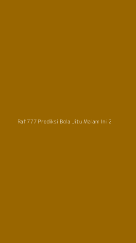 Tampilan Antarmuka Aplikasi Rafi777 Prediksi Bola Jitu Malam Ini - 2