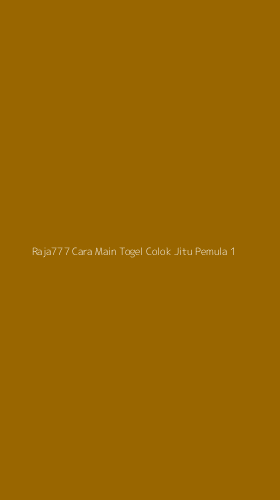Tampilan Antarmuka Aplikasi Raja777 Cara Main Togel Colok Jitu Pemula - 1