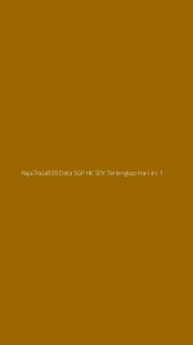 Tampilan Antarmuka Aplikasi Raja7raja838 Data Sgp Hk Sdy Terlengkap Hari Ini - 1