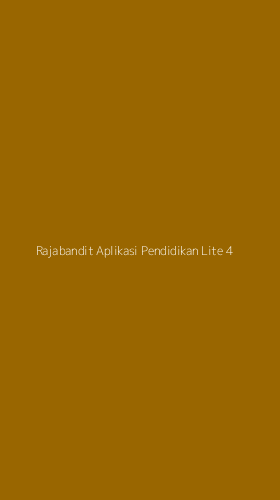 Tampilan Antarmuka Aplikasi Rajabandit Aplikasi Pendidikan Lite - 4
