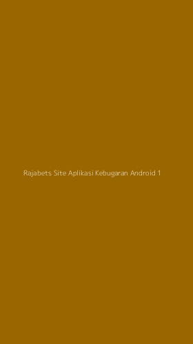Tampilan Antarmuka Aplikasi Rajabets Site Aplikasi Kebugaran Android - 1