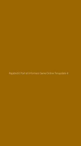 Tampilan Antarmuka Aplikasi Rajabndit Portal Informasi Game Online Terupdate - 4