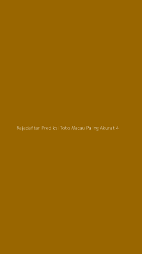 Tampilan Antarmuka Aplikasi Rajadaftar Prediksi Toto Macau Paling Akurat - 4