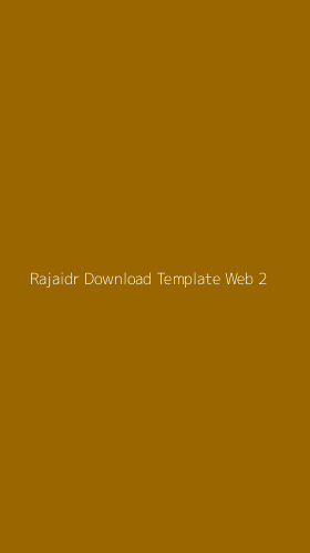 Tampilan Antarmuka Aplikasi Rajaidr Download Template Web - 2
