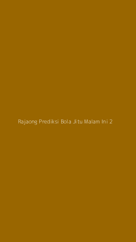 Tampilan Antarmuka Aplikasi Rajaong Prediksi Bola Jitu Malam Ini - 2